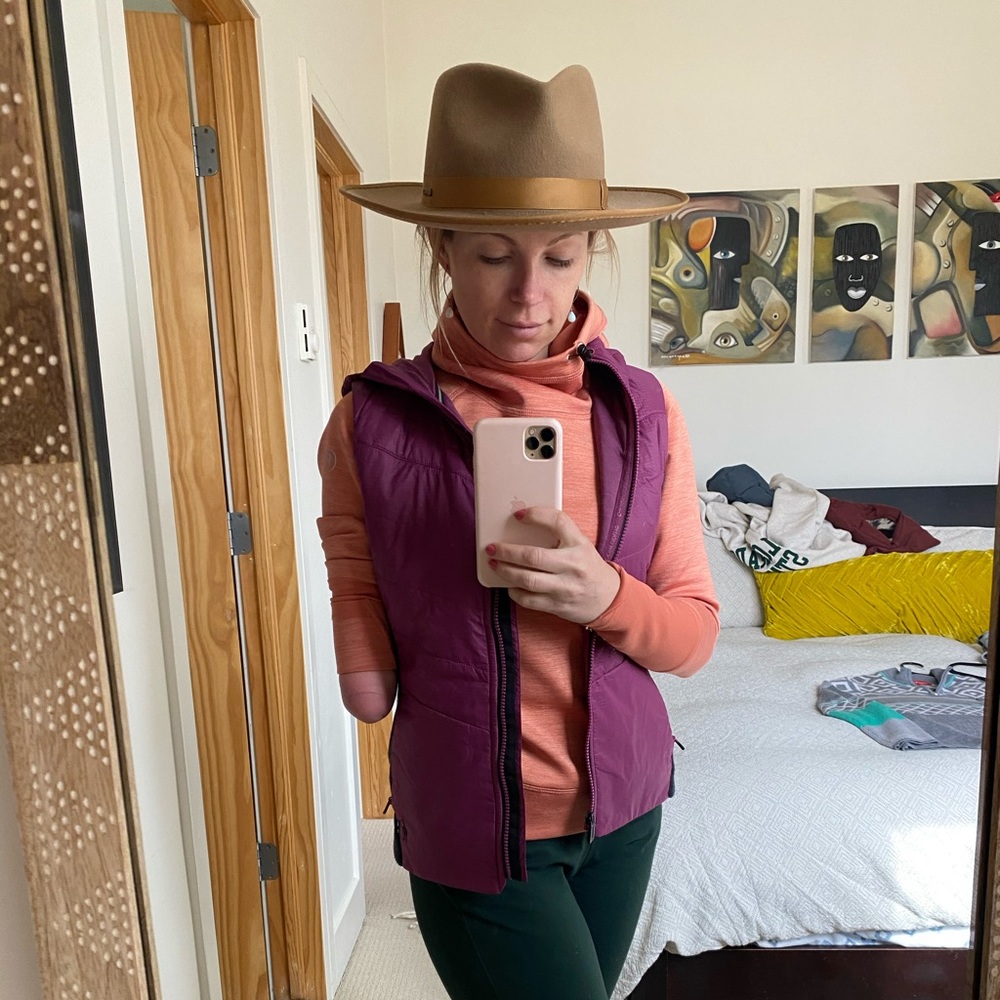 lightweight down hiking vest